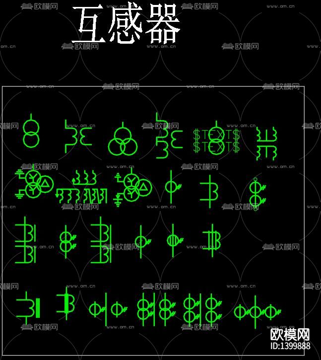 AUTOCAD电气元件图库下载（渲染图6）