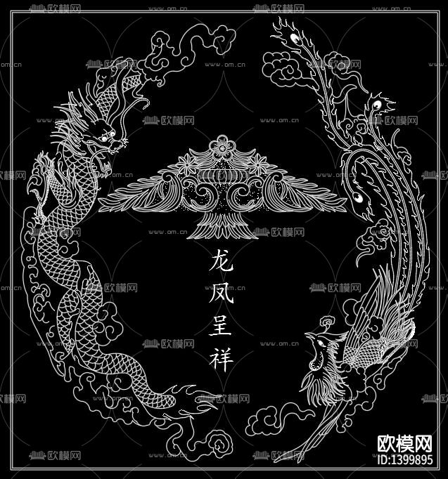 激光雕刻cad图库下载（渲染图2）