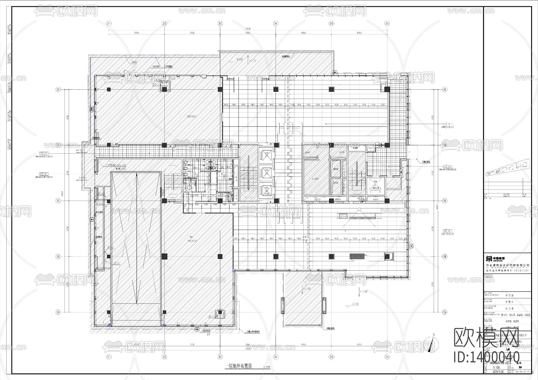 产业园cad施工图纸
