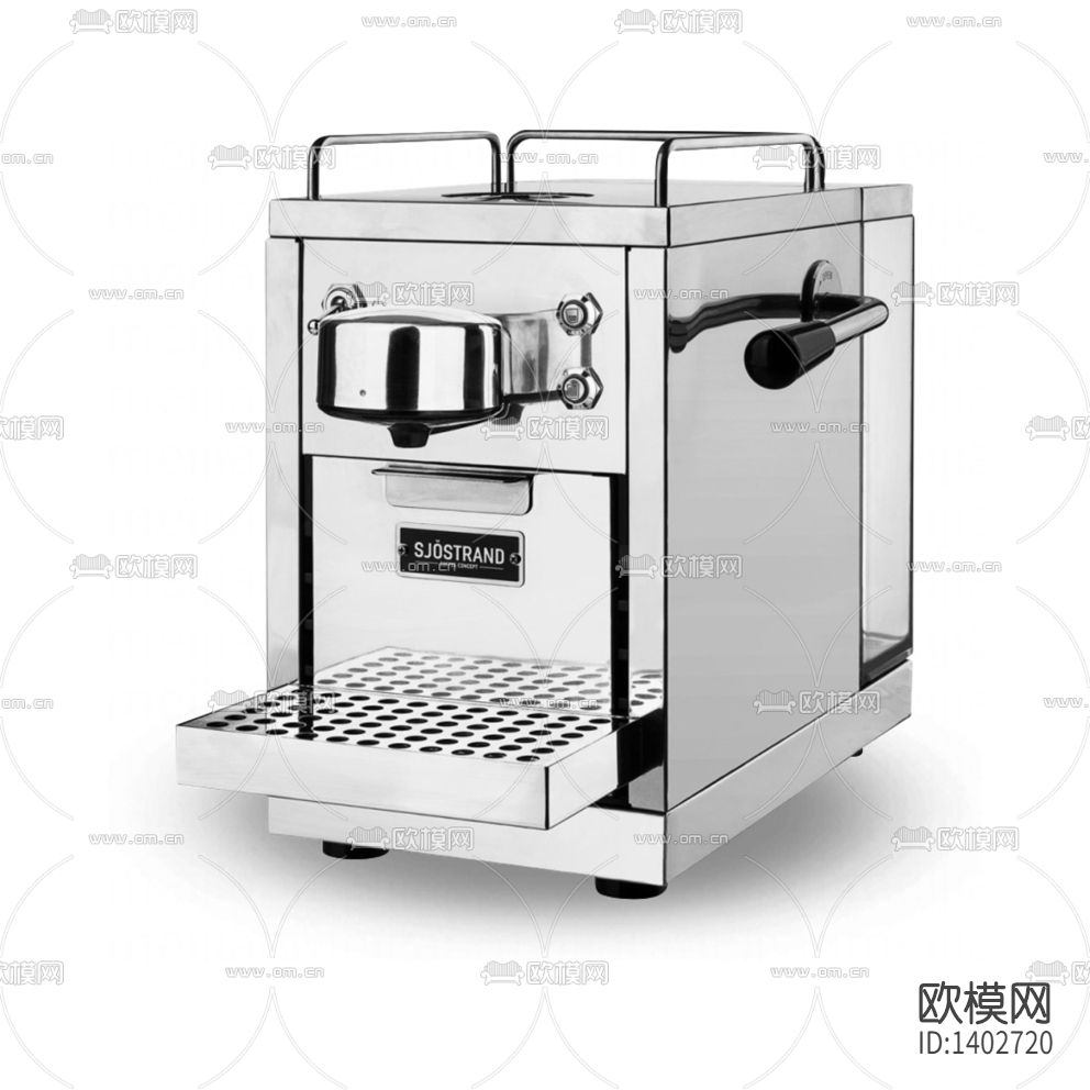 现代简约不锈钢咖啡机下载