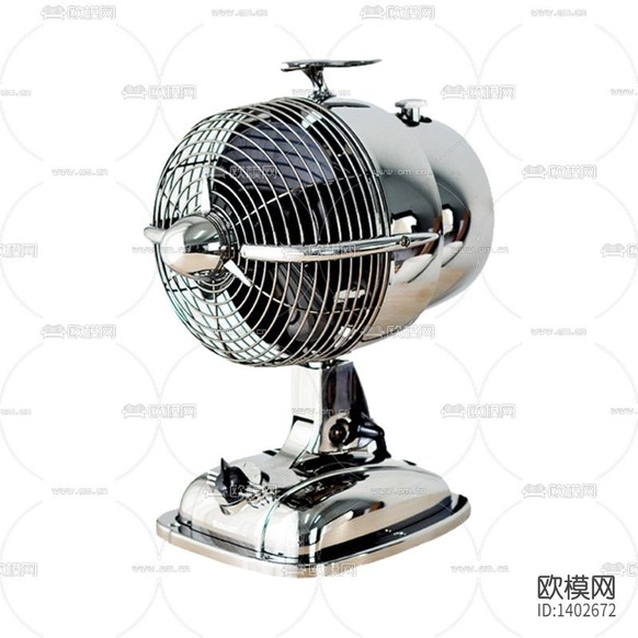 現(xiàn)代簡約復(fù)古不銹鋼落地?fù)u頭風(fēng)扇下載