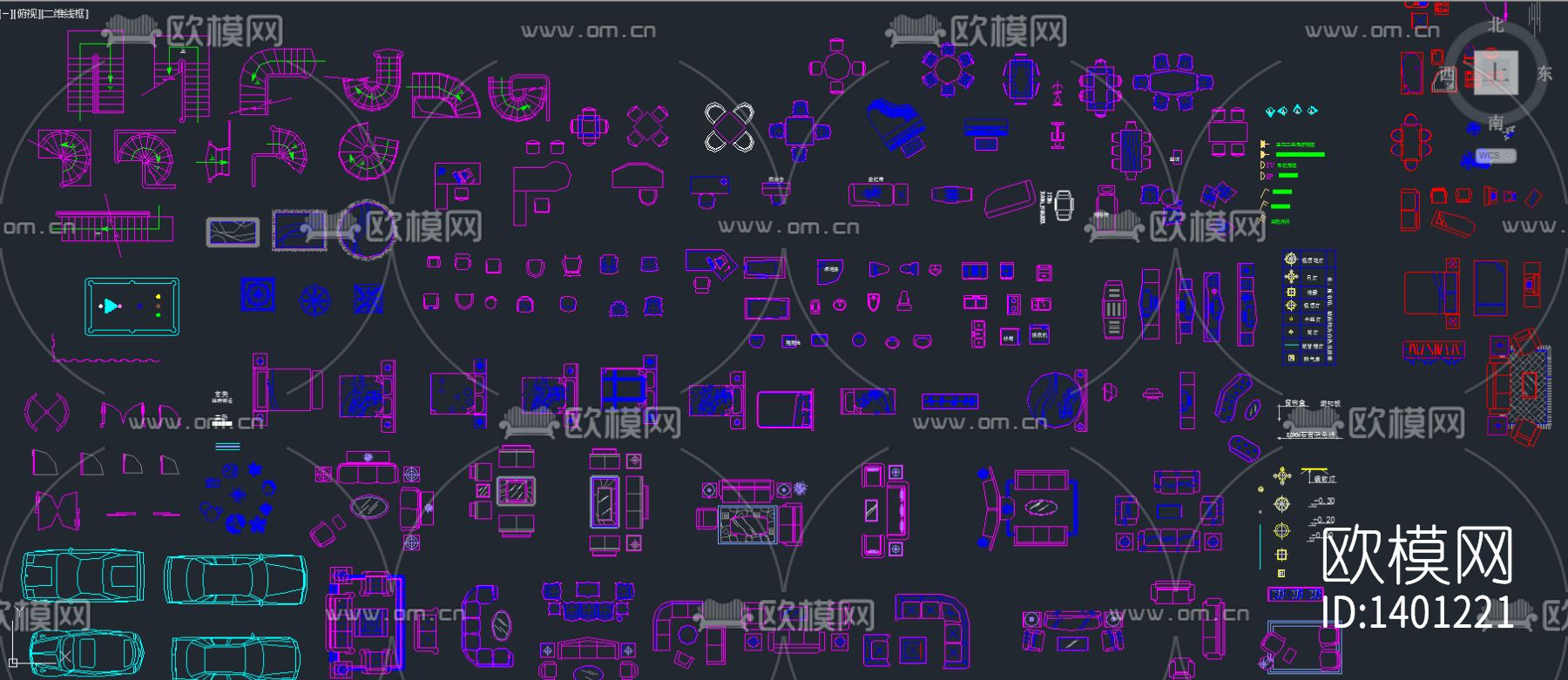 室内cad图库下载（渲染图2）