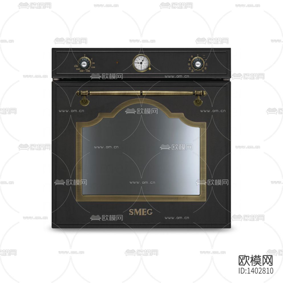 美式古典不锈钢烤箱下载