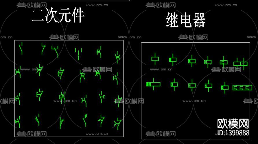 AUTOCAD电气元件图库下载（渲染图7）