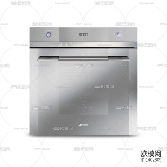 現(xiàn)代簡約不銹鋼烤箱下載