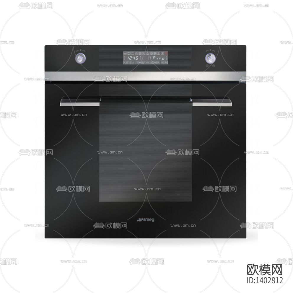 现代简约不锈钢烤箱下载