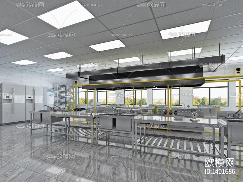 烹饪学校cad施工图