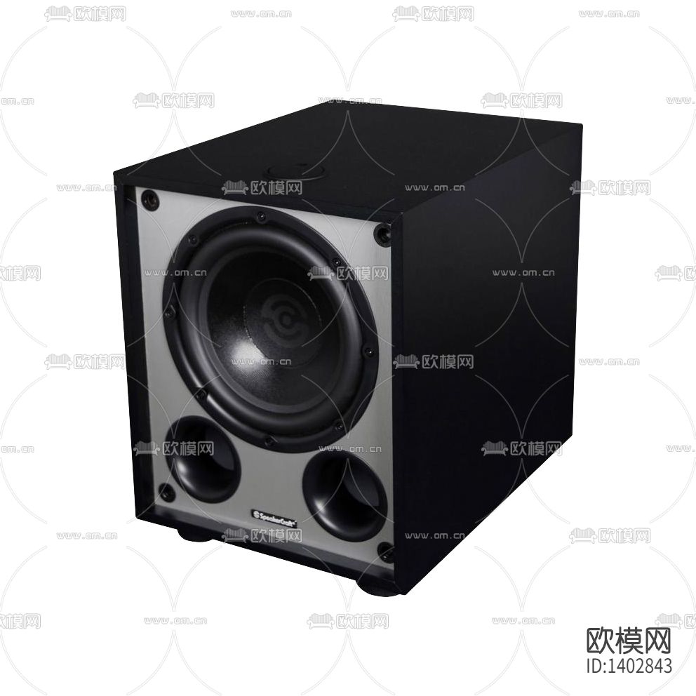 现代简约创意落地音响低音炮