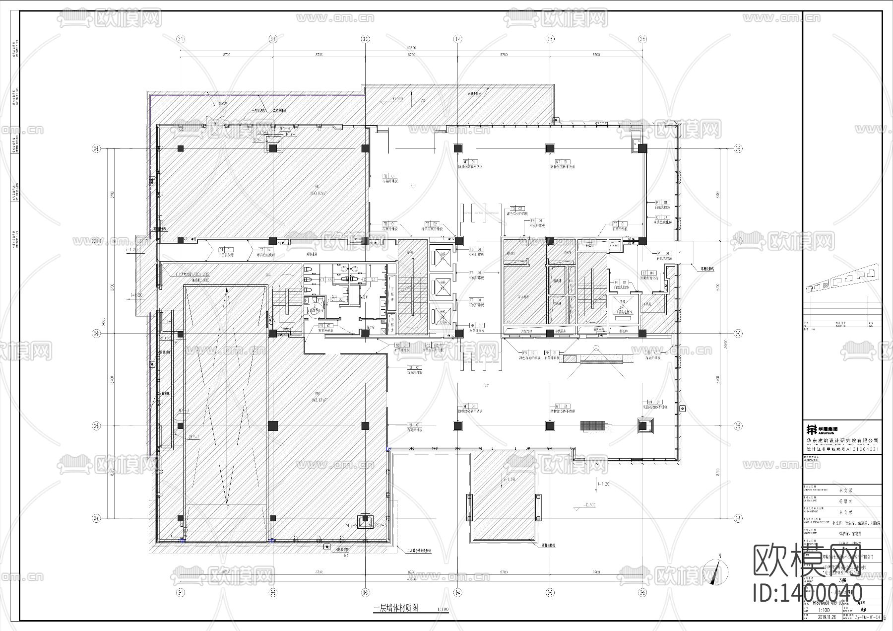 产业园cad施工图纸