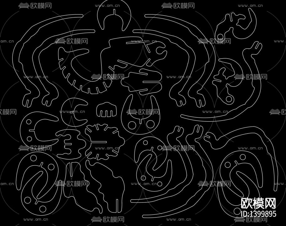 激光雕刻cad图库下载（渲染图9）