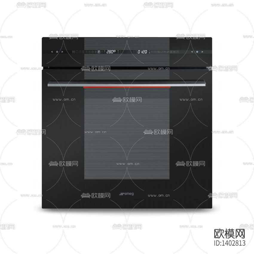 现代简约不锈钢烤箱下载