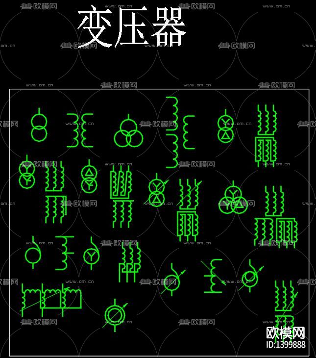 AUTOCAD电气元件图库下载（渲染图4）