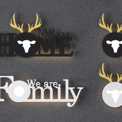  北欧儿童壁灯su模型 