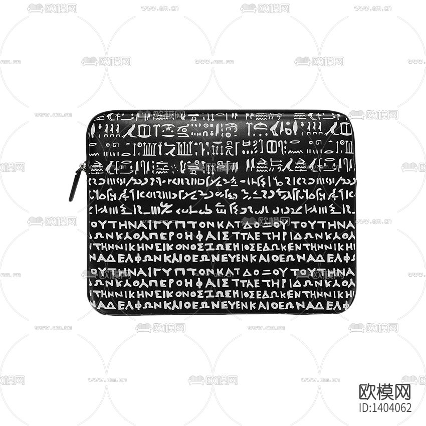 现代罗塞塔石碑文字时尚手包化妆包