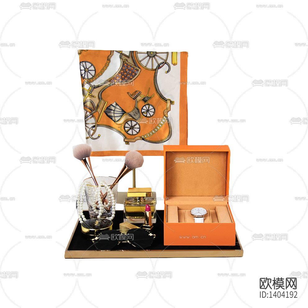 现代轻奢时尚装饰摆件下载