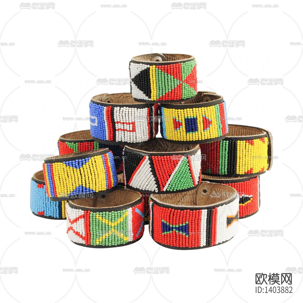 美式创意布艺编织时尚手镯下载