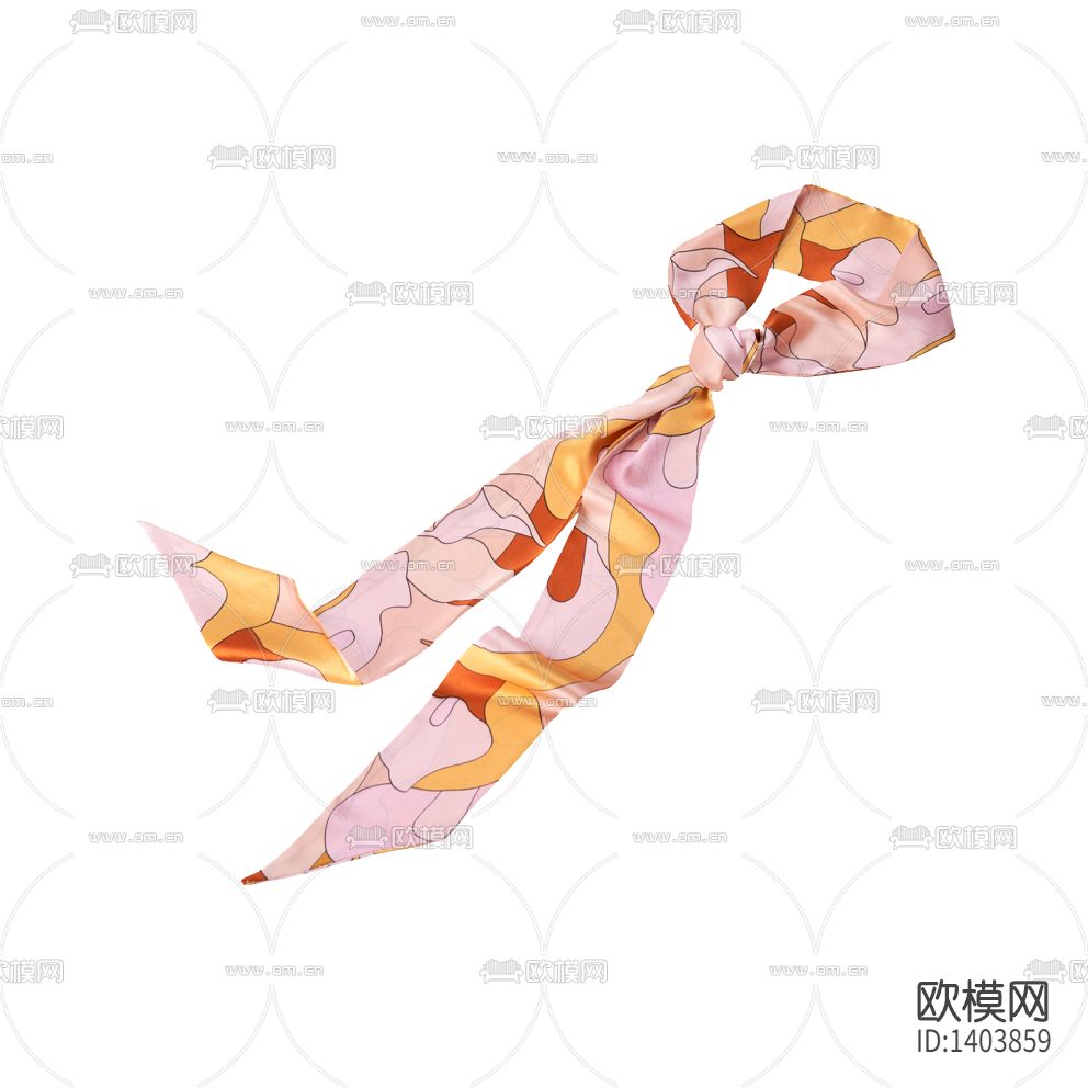 现代时尚真丝发带窄丝巾下载