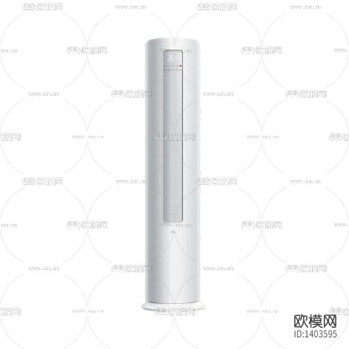 现代简约创意圆柱形落地空调下载