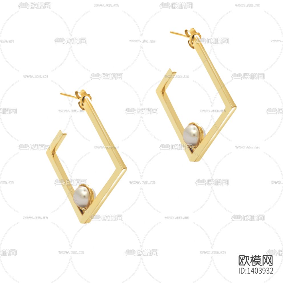 现代简约创意时尚金属耳环
