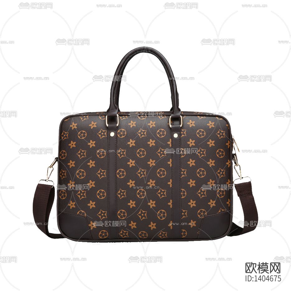 现代简约创意时尚皮革男士手提公文包下载