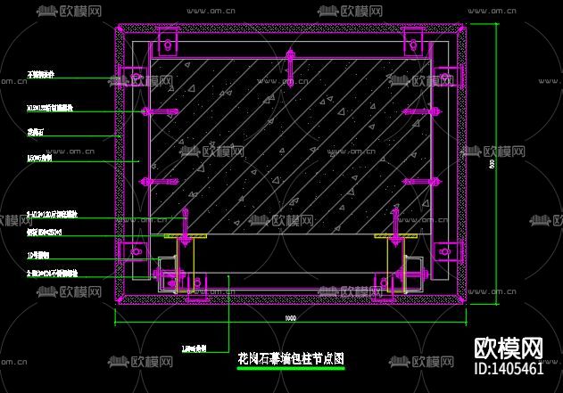 玻璃幕墙节点大样下载（渲染图8）