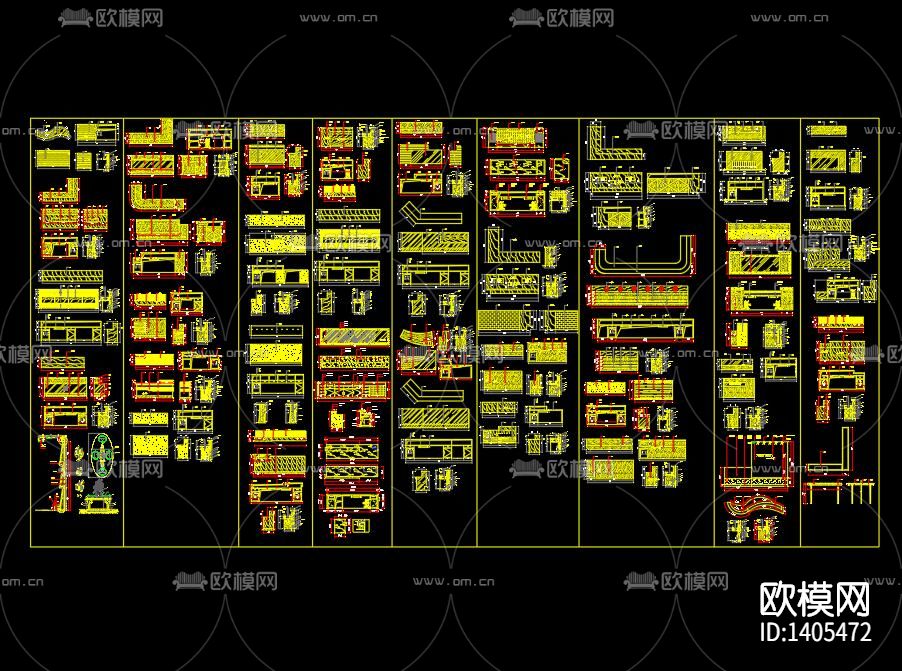 接待台节点大样下载（渲染图1）