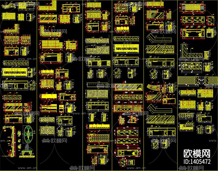 接待台节点大样下载（渲染图6）