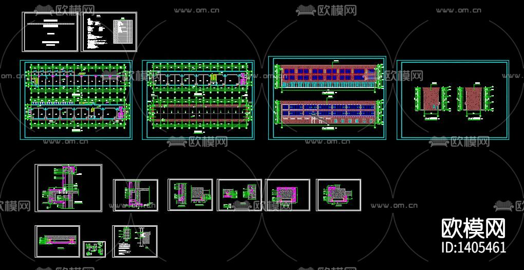 玻璃幕墙节点大样下载（渲染图9）