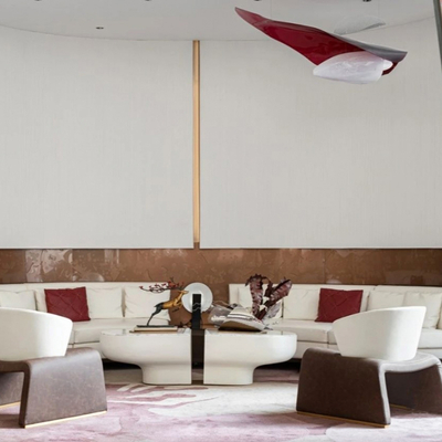 GBD设计 现代弧形沙发组合