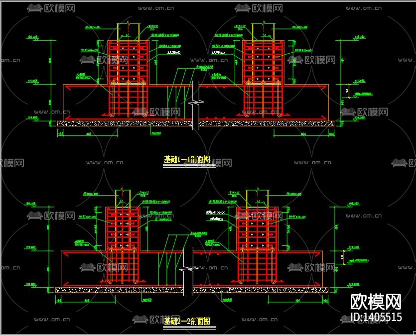 钢结构楼梯cad施工图下载（渲染图5）