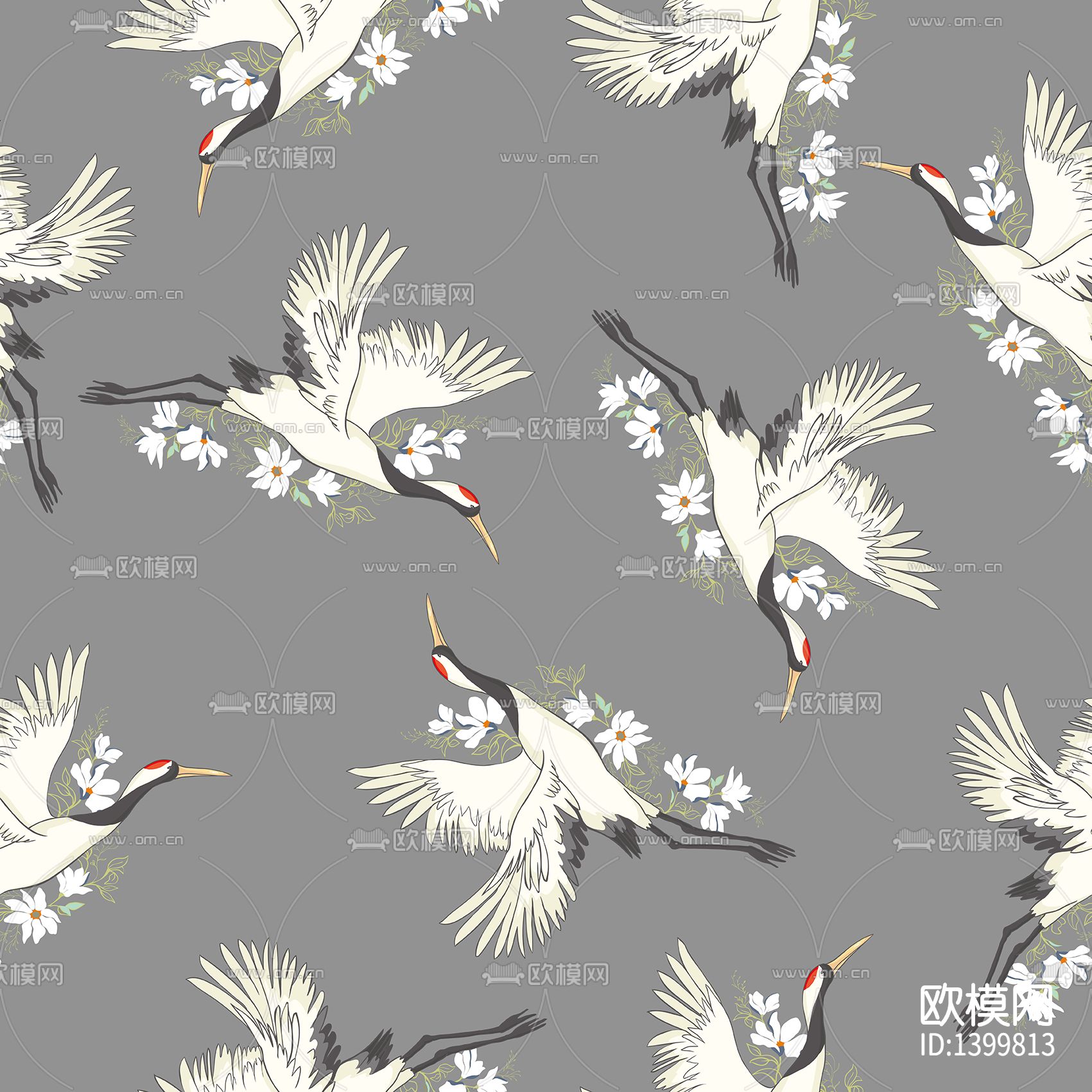 仙鹤下载（渲染图2）