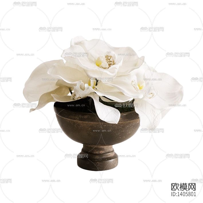 美式古典创意花瓶摆放花艺下载