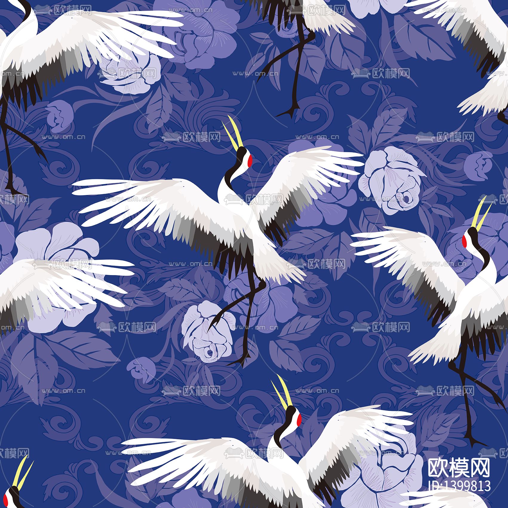 仙鹤下载（渲染图1）