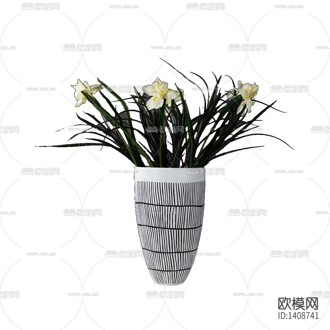 北欧简约创意陶瓷花瓶摆放花艺下载