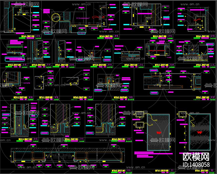 酒店施工图下载（渲染图6）