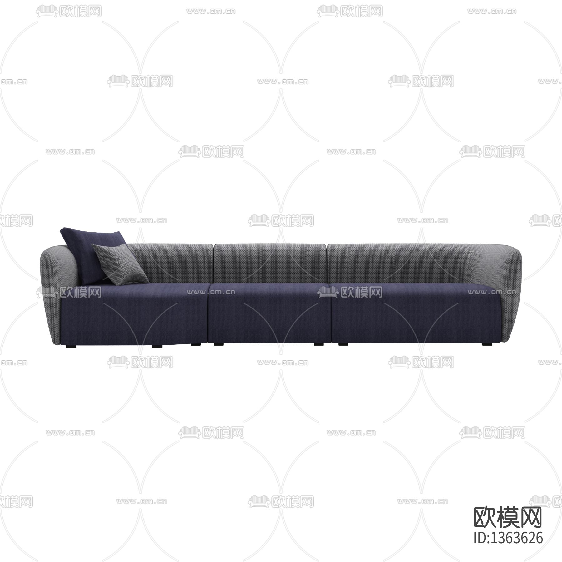 现代轻奢客厅场景下载（渲染图5）