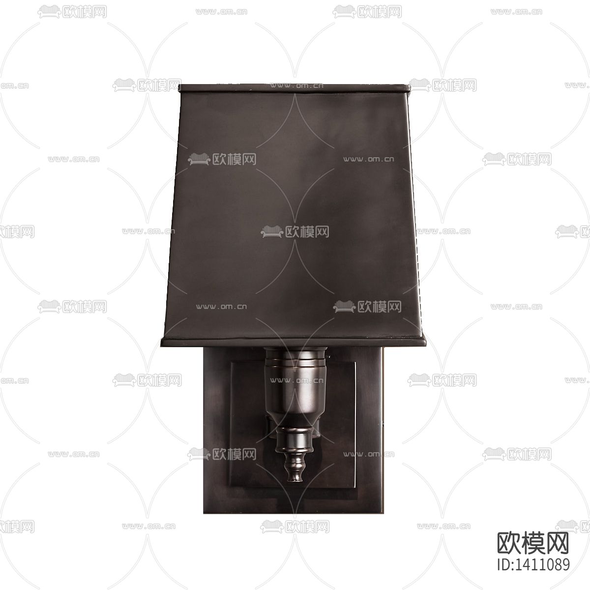 美式复古做旧黑色不锈钢壁灯下载