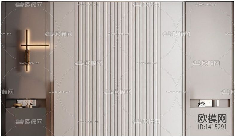 现代轻奢创意背景墙下载