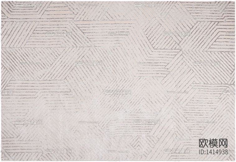 现代简约创意几何线条印花布艺地毯下载