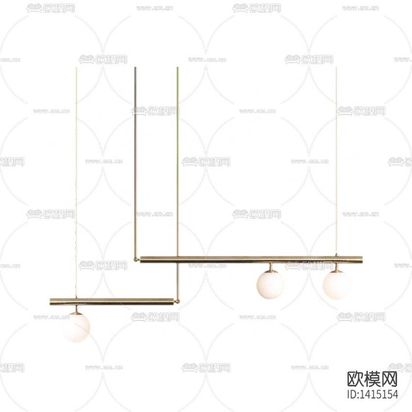 現(xiàn)代輕奢創(chuàng)意不銹鋼玻璃吊燈下載