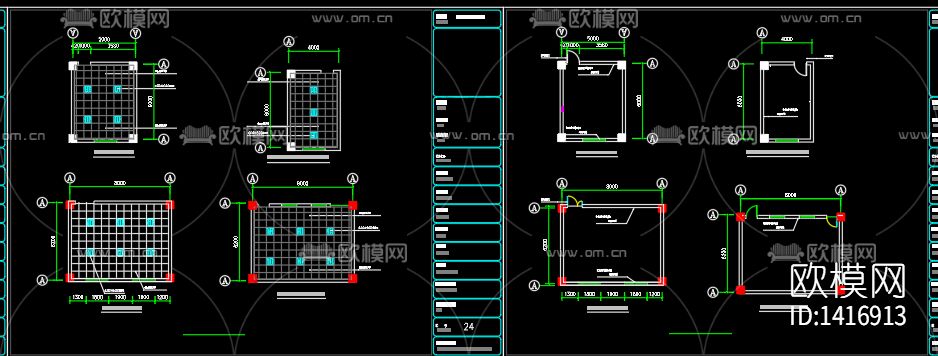 电视局演播室电气图纸下载（渲染图6）