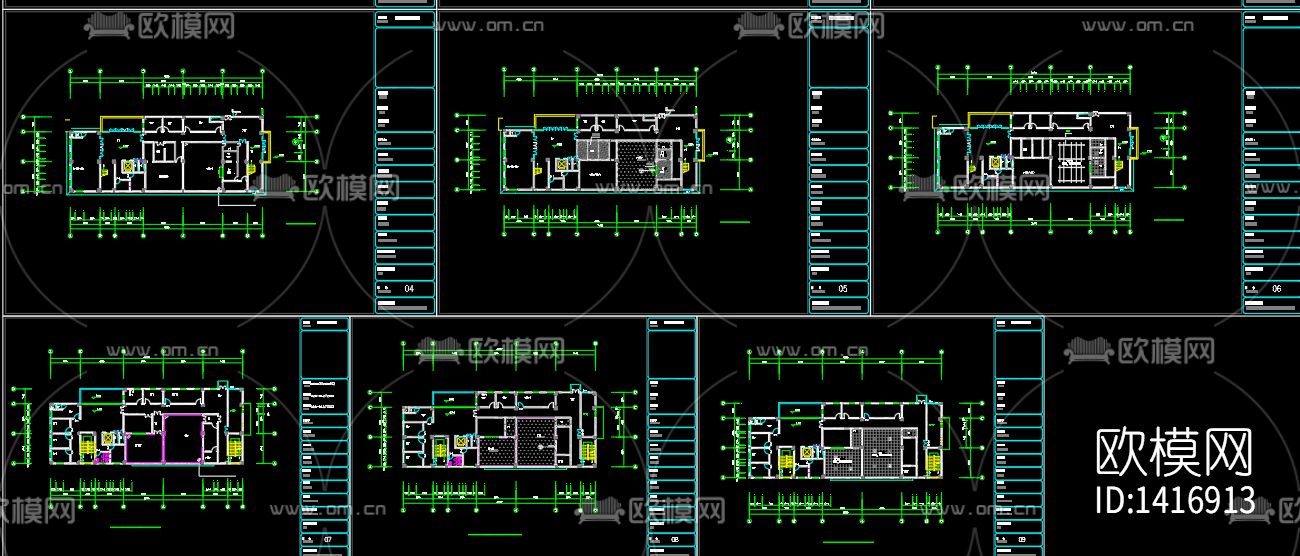 电视局演播室电气图纸下载（渲染图3）