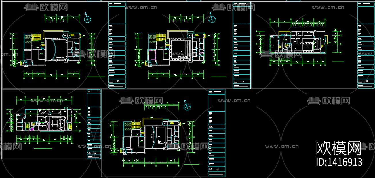 电视局演播室电气图纸下载（渲染图4）