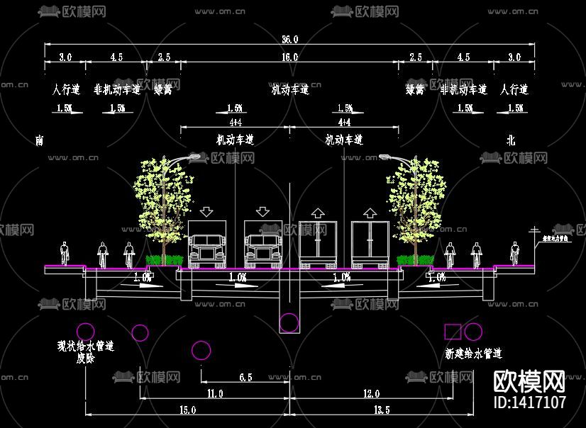 道路给排水下载（渲染图1）