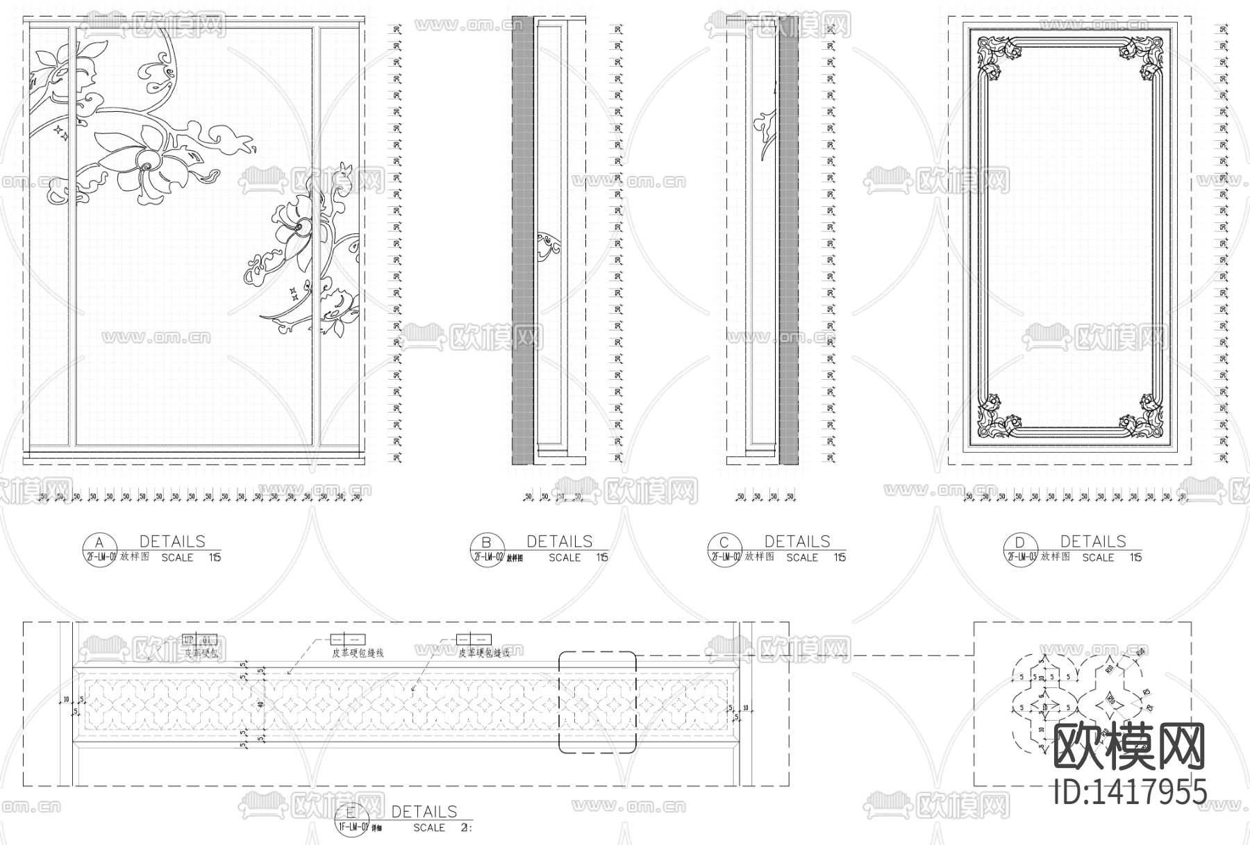 欧式施工图下载（渲染图4）