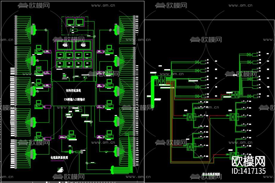 标准厂房弱电设计图下载（渲染图5）