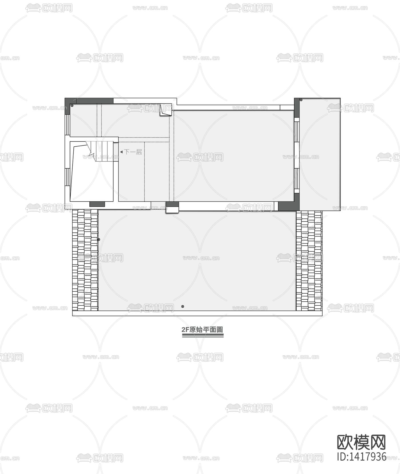 欧式施工图下载（渲染图2）