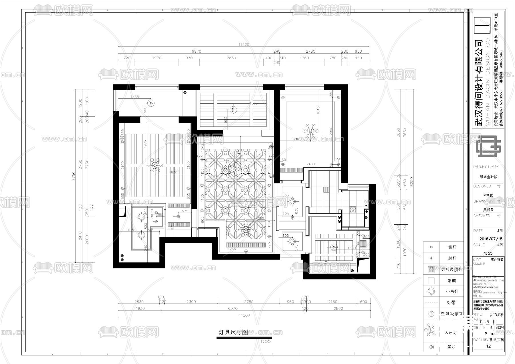 欧式施工图下载（渲染图3）