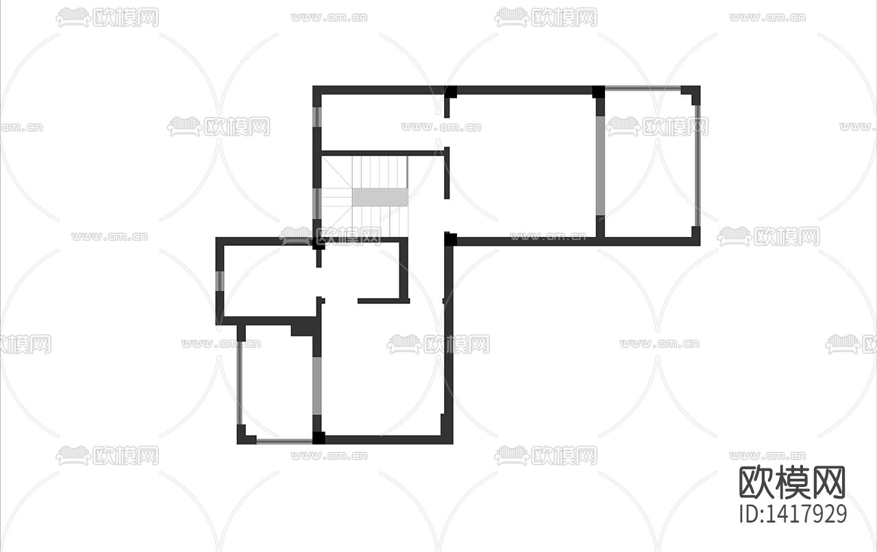 欧式施工图下载（渲染图2）