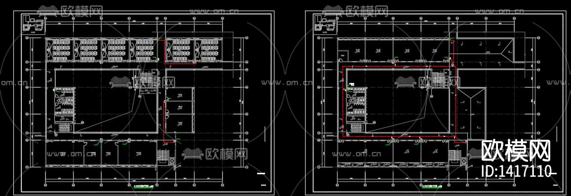 教学楼给排水图下载（渲染图8）